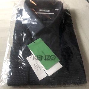Men kenzo collection fit button up 46 18 1/2
